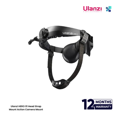 Ulanzi official (12) Ulanzi HERO 01 Head Strap Mount Action Camera Mount - Image 1