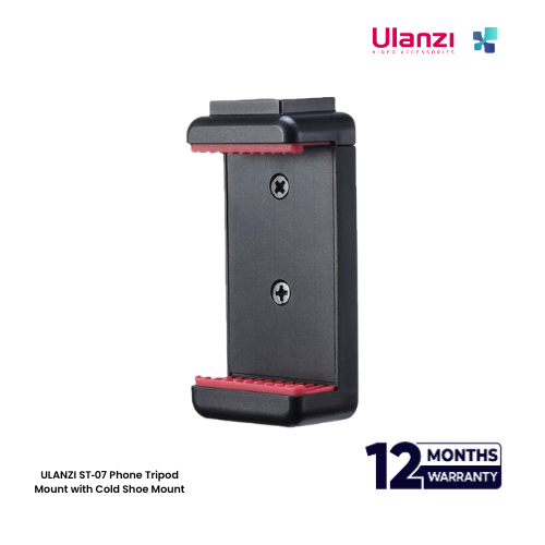Ulanzi official (39) ULANZI ST‑07 Phone Tripod Mount with Cold Shoe Mount - Image 1