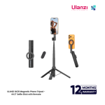 ULANZI SK26 Magnetic Phone Tripod - 44.5" Selfie Stick with Remote
