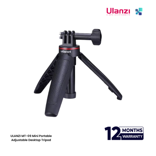 Ulanzi official (67) ULANZI MT-09 Mini Portable Adjustable Desktop Tripod - Image 1